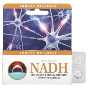 Source Naturals NADH 20 mg 30 Lozenges 021078021506