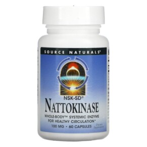 Source Naturals Nattokinase 100 mg 60 Capsules 021078018858