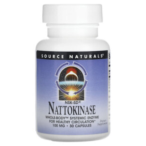 Source Naturals NSK-SD Nattokinase 100 mg 30 Capsules 021078018841