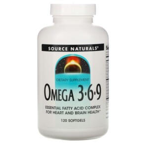 Source Naturals Omega 3-6-9 120 Softgels 021078023180