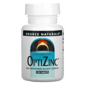 Source Naturals OptiZinc 120 Tablets 021078008484