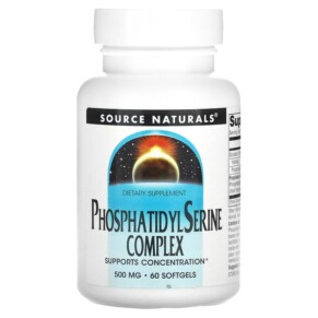 Source Naturals Phosphatidyl Serine Complex 500 mg 60 Softgels 021078005629