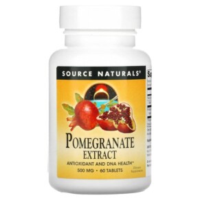 Source Naturals Pomegranate Extract 500 mg 60 Tablets 021078016274