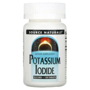 Source Naturals Potassium Iodide 32.5 mg 120 Tablets 021078016069