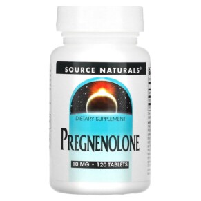 Source Naturals Pregnenolone 10 mg 120 Tablets 021078007173
