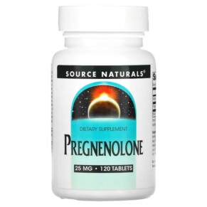 Source Naturals Pregnenolone 25 mg 120 Tablets 021078006787