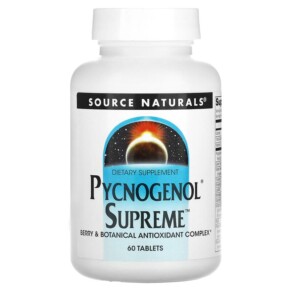 Source Naturals Pycnogenol Supreme 60 Tablets 021078022206