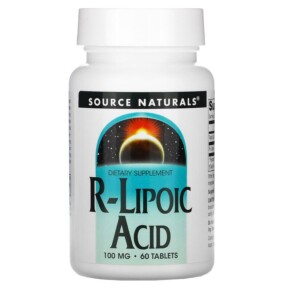 Source Naturals R-Lipoic Acid 100 mg 60 Tablets 021078016649