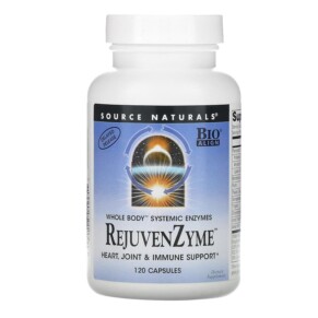 Source Naturals RejuvenZyme 120 Capsules 021078019411