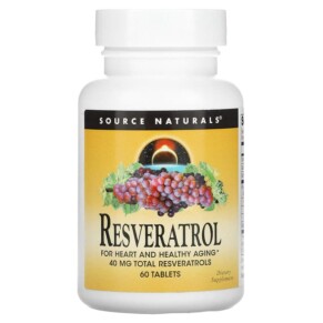 Source Naturals Resveratrol 60 Tablets 021078010111