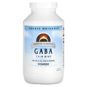 Source Naturals Serene Science GABA Powder 8 oz (226.8 g) 021078016724