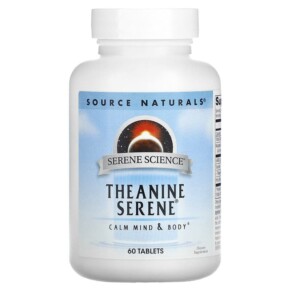 Source Naturals Serene Science Theanine Serene 60 Tablets 021078017752