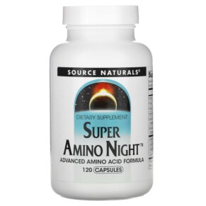 Source Naturals Super Amino Night 120 Capsules 021078001119