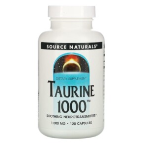 Source Naturals Taurine 1000 1.000 mg 120 Capsules 021078020684