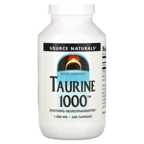 Source Naturals Taurine 1000 1.000 mg 240 Capsules 021078020691