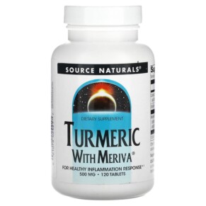 Source Naturals Turmeric with Meriva 500 mg 120 Tablets 021078024217