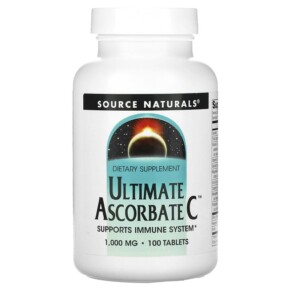 Source Naturals Ultimate Ascorbate C 1.000 mg 100 Tablets 021078008323