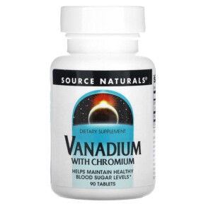 Source Naturals Vanadium with Chromium 90 Tablets 021078018353