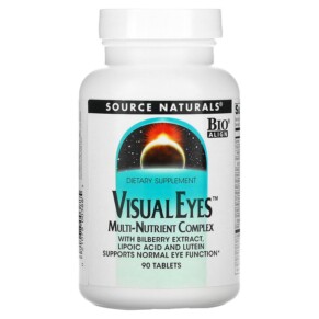 Source Naturals Visual Eyes Multi-Nutrient Complex 90 Tablets 021078003885