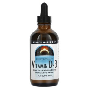 Source Naturals Vitamin D-3 4 fl oz (118.28 ml) 021078022763