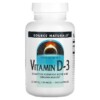 Source Naturals Vitamin D-3 5.000 IU (125 mcg) 240 Capsules 021078023388