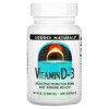 Source Naturals Vitamin D-3 50 mcg (2.000 IU) 200 Softgels 021078022374