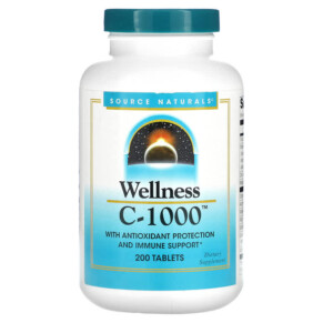 Source Naturals Wellness C-1000 200 Tablets 021078010333