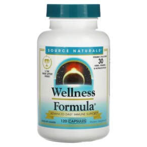 Source Naturals Wellness Formula 120 Capsules 021078014256