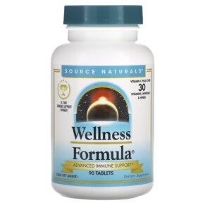 Source Naturals Wellness Formula 90 Tablets 021078000228