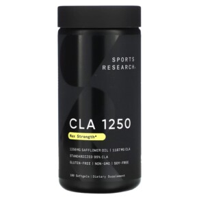 Sports Research CLA 1250 Max Strength 1.250 mg 180 Softgels 023249010524