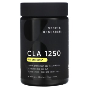 Sports Research CLA 1250 Max Strength 1.250 mg 90 Softgels 023249010562