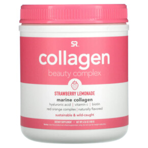 Sports Research Collagen Beauty Complex Marine Collagen Strawberry Lemonade 6.34 oz (180 g) 023249013433