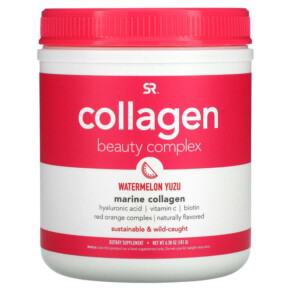 Sports Research Collagen Beauty Complex Marine Collagen Watermelon Yuzu 6.38 oz (181 g) 023249013457