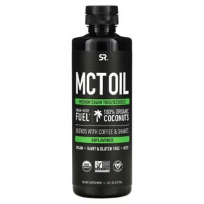 Sports Research MCT Oil Unflavored 16 fl oz (473 ml) 023249011019