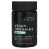 Sports Research Vegan Omega + D3 60 Veggie Softgels 023249091585