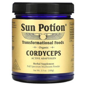 Sun Potion Cordyceps Powder Organic 3.5 oz (100 g) 850001146067