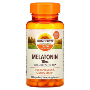 Sundown Naturals Melatonin 10 mg 90 Capsules 030768194840
