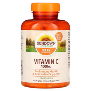 Sundown Naturals Vitamin C 1.000 mg 300 Caplets 030768025052