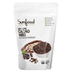 Sunfood Organic Cacao Nibs 8 oz (227 g) 803813030208