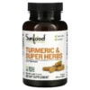 Sunfood Turmeric & Super Herbs 581 mg 90 Capsules 803813101144