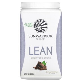 Sunwarrior Lean Superfood Shake Chocolate 1.59 lb (720 g) 814784027623