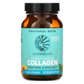 Sunwarrior Plant-Based Collagen Restore & Protect 30 Vegan Capsules 814784028507