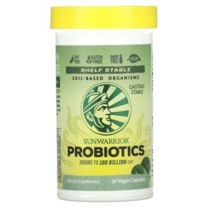 Sunwarrior Probiotics 30 Vegan Capsules 814784025957