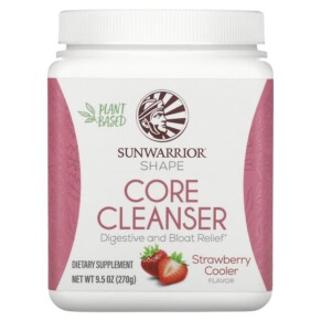 Sunwarrior Shape Core Cleanser Strawberry Cooler 9.5 oz (270 g) 810100920203