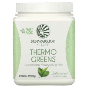 Sunwarrior Shape Thermo Greens Unflavored 7.4 oz (210 g) 810100920296