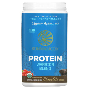 Sunwarrior Warrior Blend Protein Chocolate 1.65 lb (750 g) 814784024257
