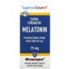 Superior Source Extra Strength Melatonin 25 mg 60 MicroLingual Instant Dissolve Tablets 076635921003