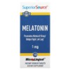 Superior Source Melatonin 1 mg 100 MicroLingual Instant Dissolve Tablets 076635907304