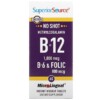 Superior Source Methylcobalamin B-12 B-6 & Folic 60 MicroLingual Instant Dissolve Tablets 076635907007