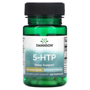 Swanson 5-HTP 200 mg 60 Capsules 087614029634